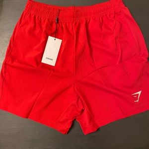 Mens Red GymShark shorts size Medium.